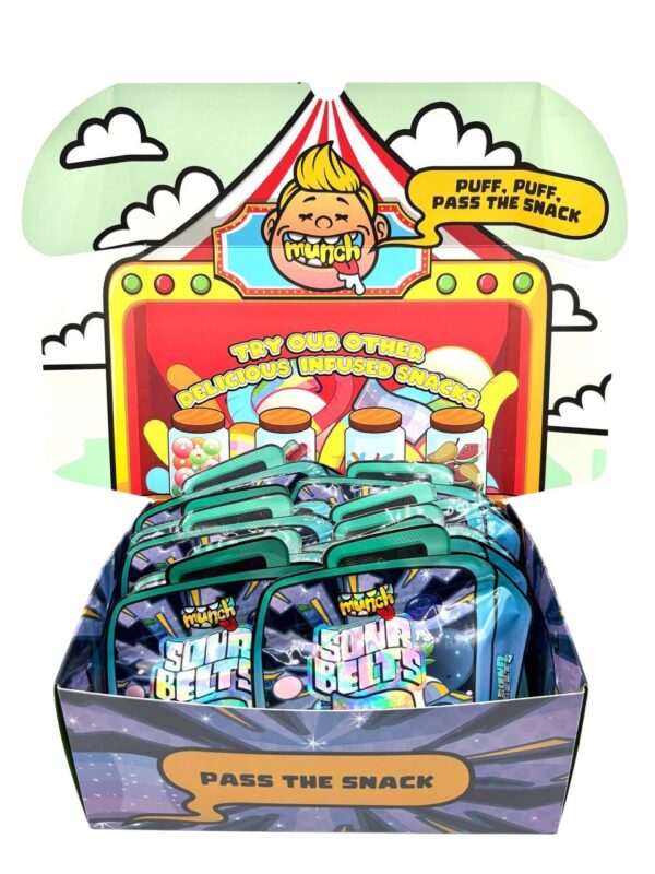 MUNCH SOUR BELTS - Blueberry 3000mg