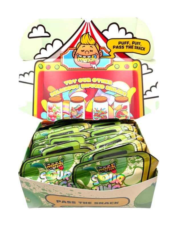 MUNCH SOUR RINGS - Green Apple 3000mg