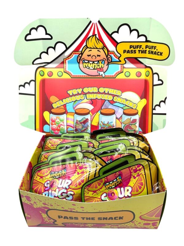 MUNCH SOUR RINGS - Pink Lemonade 3000mg