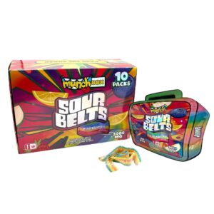 MUNCH SOUR BELTS - Rainbow 3000mg