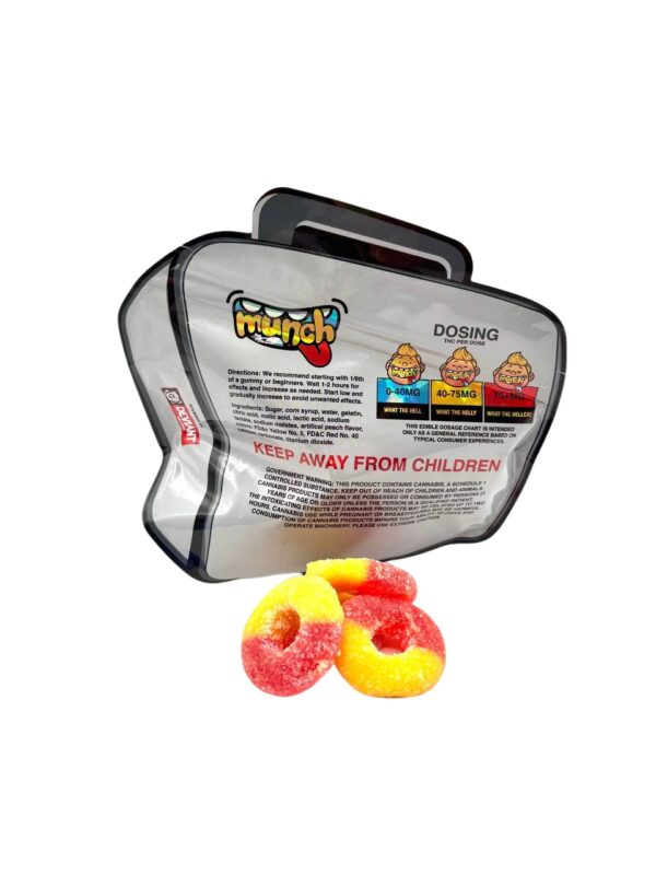 MUNCH SOUR RINGS - Watermelon 3000mg