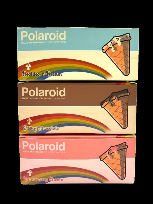 Polaroid Mushroom Cones