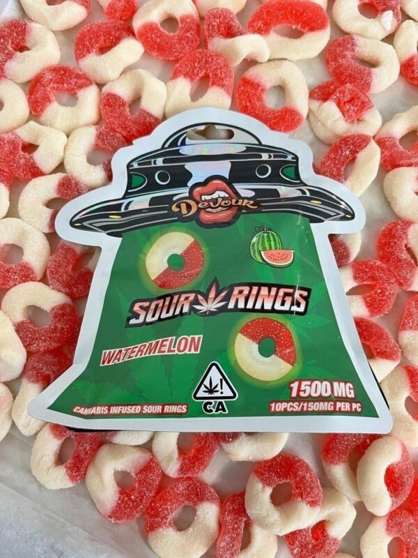 DEVOUR SOUR RINGS 1500MG