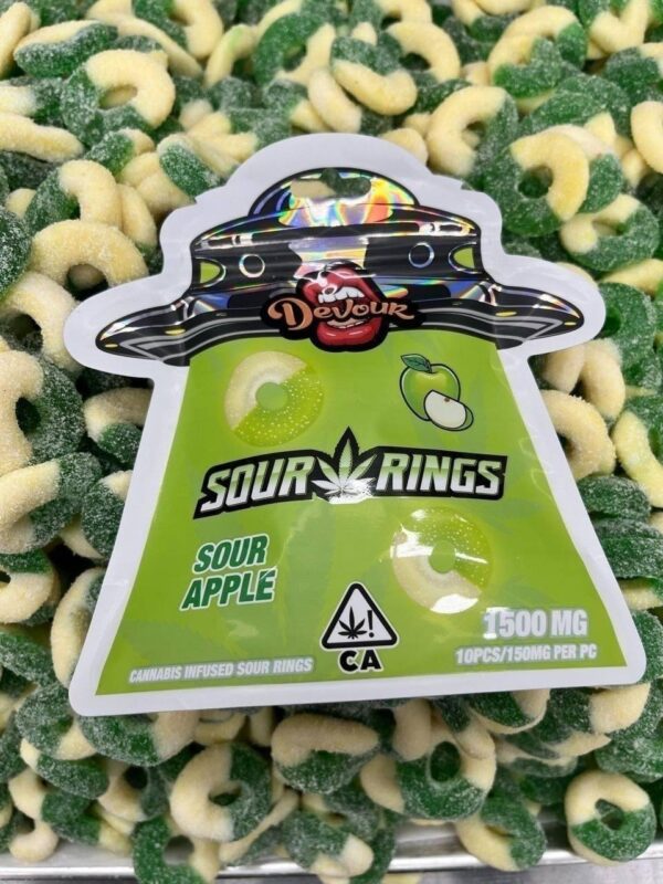 DEVOUR SOUR RINGS 1500MG