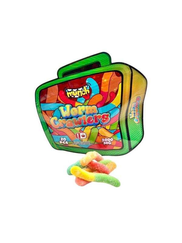 MUNCH WORM CRAWLERS 3000MG