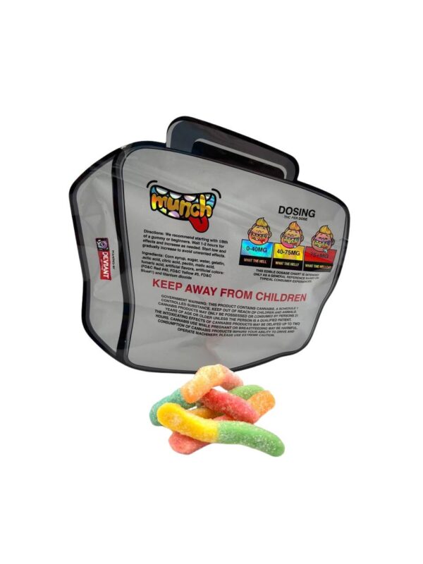 MUNCH WORM CRAWLERS 3000MG