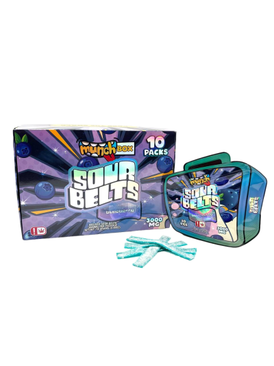 MUNCH BLUEBERRY SOUR BELTS - 3000MG data-visibility="visible"