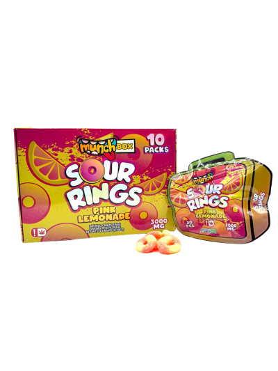 MUNCH SOUR RINGS PINK LEMONADE - 3000MG data-visibility="visible"