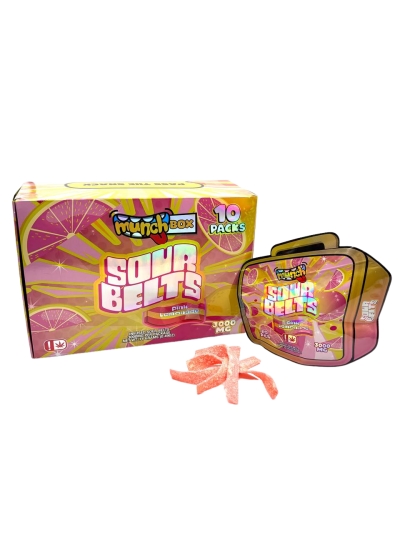 MUNCH PINK LEMONADE SOUR BELTS - 3000MG data-visibility="visible"