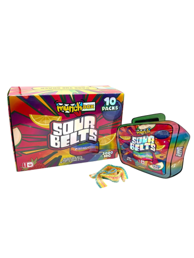 MUNCH RAINBOW SOUR BELTS - 3000MG data-visibility="visible"