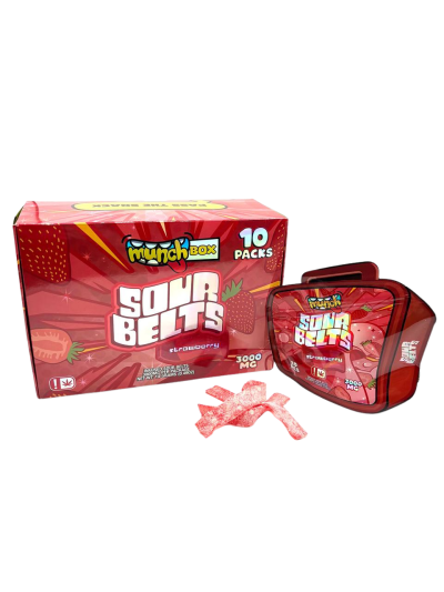MUNCH STRAWBERRY SOUR BELTS - 3000MG data-visibility="visible"